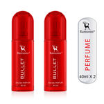 Buy Ramsons Perfumes Bullet Eau De Parfum pack of 2 (40+40 ml) - Purplle