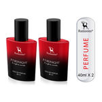Buy Ramsons Perfumes Midnight Eau De Parfum pack of 2 (40+40 ml) - Purplle
