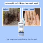 Buy WishCare Multi Peptide Anti Hairfall Shampoo - Rice Water, Rosemary, Capilia Longa, Hyaluronic Acid & Caffeine - 250 ml - Purplle