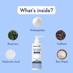 Buy WishCare Multi Peptide Anti Hairfall Shampoo - Rice Water, Rosemary, Capilia Longa, Hyaluronic Acid & Caffeine - 250 ml - Purplle