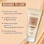 Buy Glamveda Glutathione 24 k Gold Face Wash Reduce Dark spots & Pigmentation, Lightens skin Complexion| For All Skin types | 100 ml - Purplle