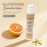 Buy Glamveda Glutathione & Vitamin C Sunscreen SPF 50 Pa+++| Broad-spectrum Sunscreen with advanced blue light filter | UVA/UVB Protection | No white cast, Water resistant Ultra lightweight & nonA sticky|A 50 gm - Purplle
