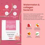 Buy Glamveda Watermelon & Collagen Anti Ageing Combo Gift Pack | Reduces signs of ageing | Face Wash, Facial Kit & Peel Off Mask 240 gm - Purplle