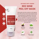 Buy Glamveda Red Wine Advance Anti Ageing Combo Gift Pack | Reduces signs of ageing | Face Wash, Facial Kit & Peel Off Mask 240 gm - Purplle
