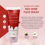 Buy Glamveda Red Wine Advance Anti Ageing Combo Gift Pack | Reduces signs of ageing | Face Wash, Facial Kit & Peel Off Mask 240 gm - Purplle