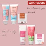 Buy Glamveda Red Wine Advance Anti Ageing Combo Gift Pack | Reduces signs of ageing | Face Wash, Facial Kit & Peel Off Mask 240 gm - Purplle