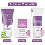 Buy Glamveda Glycolic & Salicylic Acid Anti Acne Combo Gift Pack | For Oily & Acne Prone Skin | Face Wash, Facial Kit & Peel Off Mask 240 gm - Purplle