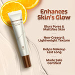 Buy Mamaearth Glow Pore Blurring Primer with Vitamin C & Turmeric - 25 gm Enhances Skin's Glow | Blurs Pores | Mattifies Skin | Brightens Skin Tone - Purplle