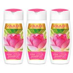 Buy Vaadi Herbals Pink Lotus Shampoo with Honeysuckel Extract Color Preserving (110 ml x 3) - Purplle