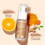 Buy MamaearthHydra-Glow Full Coverage Foundation With Vitamin C & Turmeric - 03 Nude Glow - 30 ml Full Coverage | Gives 3X Instant Glow | 12-Hour Long Stay & Hydration | SPF 35 | Non-Drying - Purplle