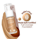 Buy MamaearthHydra-Glow Full Coverage Foundation With Vitamin C & Turmeric - 03 Nude Glow - 30 ml Full Coverage | Gives 3X Instant Glow | 12-Hour Long Stay & Hydration | SPF 35 | Non-Drying - Purplle