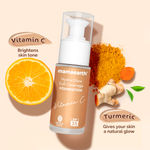 Buy Mamaearth Hydra-Glow Full Coverage Foundation With Vitamin C & Turmeric - 04 Sun Glow - 30 ml Full Coverage | Gives 3X Instant Glow | 12-Hour Long Stay & Hydration | SPF 35 | Non-Drying - Purplle
