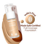 Buy Mamaearth Hydra-Glow Full Coverage Foundation With Vitamin C & Turmeric - 05 Beige Glow - 30 ml Full Coverage | Gives 3X Instant Glow | 12-Hour Long Stay & Hydration | SPF 35 | Non-Drying - Purplle