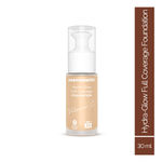 Buy Mamaearth Hydra-Glow Full Coverage Foundation With Vitamin C & Turmeric - 05 Beige Glow - 30 ml Full Coverage | Gives 3X Instant Glow | 12-Hour Long Stay & Hydration | SPF 35 | Non-Drying - Purplle