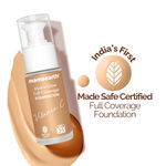 Buy Mamaearth Hydra-Glow Full Coverage Foundation With Vitamin C & Turmeric - 06 Caramel Glow - 30 ml Full Coverage | Gives 3X Instant Glow | 12-Hour Long Stay & Hydration | SPF 35 | Non-Drying - Purplle