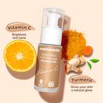 Buy Mamaearth Hydra-Glow Full Coverage Foundation With Vitamin C & Turmeric - 06 Caramel Glow - 30 ml Full Coverage | Gives 3X Instant Glow | 12-Hour Long Stay & Hydration | SPF 35 | Non-Drying - Purplle