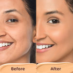 Buy Mamaearth Hydra-Glow Full Coverage Foundation With Vitamin C & Turmeric - 06 Caramel Glow - 30 ml Full Coverage | Gives 3X Instant Glow | 12-Hour Long Stay & Hydration | SPF 35 | Non-Drying - Purplle