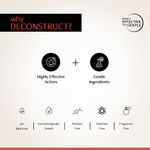 Buy Deconstruct Fluid Sunscreen SPF 50+ & PA++++ For Brightening Effect, Prevents Tanning, For Dry Skin (50 gm) - Purplle