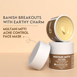 Buy Clensta Multani Mitti Acne Control Face Mask With 1% Salicylic Acid For Hydrated Skin 100 gm - Purplle