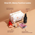 Buy Swiss Beauty 4-in-1 Festive Makeup Kit | Waterproof Lipstick | Paspport Palette for Face & Eyes | Long-Lasting Makeup Fixer | Makeup Primer 82 gm - Purplle