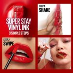 Buy Maybelline New York Super Stay Vinyl Ink Liquid Lipstick, Instant shine color, Unafraid - 4.2 ml - Purplle