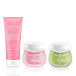 Buy Dot & Key Glow AM PM Routine: Watermelon Gel Face Wash (100 ml) + Watermelon Matte Moisturizer (60 ml) + CICA Night Gel (60 ml) - Purplle