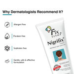 Buy Fixderma Nigrifix Cream For Acanthosis Nigricans With Lactic Acid, Dermatologist Tested Retinol Cream, For Body Parts Like Neck, Ankles, Knuckles, Armpits, Thighs & Elbows, Exfoliant - 15gm - Purplle