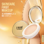 Buy Lakme Makeup+Skincare VitC Superglow Skin Perfecting Compact Sand16 8 gm - Purplle