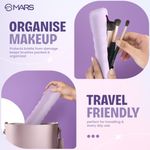 Buy MARS Boring Silicone Brush Holder | Magnetic Anti-Fall Out | Ergonomic Grip | Portable & Travel Friendly | Soft Silicone Makeup Tools Organizer | Easy to Clean 1 Pc - Purplle
