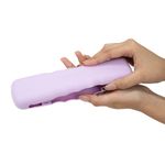 Buy MARS Boring Silicone Brush Holder | Magnetic Anti-Fall Out | Ergonomic Grip | Portable & Travel Friendly | Soft Silicone Makeup Tools Organizer | Easy to Clean 1 Pc - Purplle