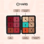 Buy MARS Cover Rangers Creamy Concealer and Corrector Palette | Include Lip & Cheek Tint | Easy to Blend & Lightweight Concealer for Face Makeup (24 gm) (04-MULTICOLOR) - Purplle