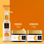 Buy Good Vibes Vitamin C Anti Blemish Glow AM PM Routine: Face Wash (120 ml) + Gel Creme (50 gm) + Night Cream (50 gm) - Purplle