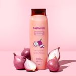 Buy Naturali Hairfall Arrest Shampoo with Red Onion & Bhringraj | Controls Hairfall | Paraben and Sulphate Free Shampoo | Hairfall Shampoo for Men & Women | 370ml - Purplle