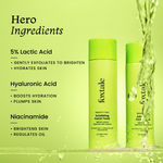 Buy Foxtale Smooth Talk Exfoliating Facial Toner 5% Lactic Acid + Hyaluronic Acid + Niacinamide (150 ml) - Purplle