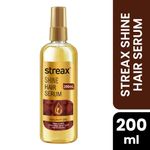 Buy Streax Hair Serum Vitalized with Walnut Oil, For Hair Smoothening & Shine, For Dry & Frizzy Hair - 200 ml - Purplle