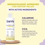 Buy Sanfe Calamine & Cica Body Lotion | For Itching, Irritation, Redness, Dryness | Rapid Relief For Hypersensitive skin | For Men & Women - 200 ml - Purplle