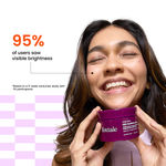 Buy Foxtale Skin Radiance Mask, With Lactic Acid, Brazilian Purple Clay And Kaolin Clay for Instant Brightness and Tighten Pores, 75 gm - Purplle
