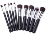 Buy Ronzille Professional Premium Makeup brush Set of 10 Black - Purplle