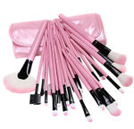 Buy Ronzille Professional Premium Makeup brush Set of 24 (Pink) - Purplle