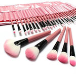 Buy Ronzille Professional Premium Makeup brush Set of 24 (Pink) - Purplle