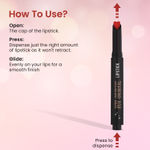 Buy Swiss Beauty My Shine High Pigmented & Long-Lasting Lipstick Enriched with Vitamin E-3 Pink Victoria (1.5 gm) - Purplle