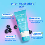 Buy Dot & Key Ceramides & Hyaluronic Barrier Repair Moisturizer with Probiotics & Rice Water | Barrier Repair Face Cream with 5 essential ceramides, Suitable for Dry, Combination & Sensitive Skin - 175g - Purplle
