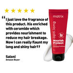Buy Matrix Opti Long Nourish Protect Nourishing Shampoo Ceramide + Combo of Opti Long Professional Conditioner | For Healthy, Long Hair (200 ml + 98 gm) - Purplle