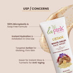 Buy La Pink Ubtan White Haldi Face Wash with 100% Microplastic Free Formula for Blemish, Pigmentation, Dark Spot & Tan Removal | All Skin Types | 100 ml - Purplle