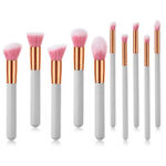 Buy Ronzille Professional Premium Makeup brush Set of 10 White - Purplle