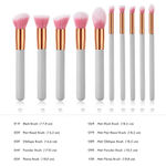 Buy Ronzille Professional Premium Makeup brush Set of 10 White - Purplle