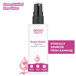 Buy Aravi Organic Rose Water| Gulab Jal | For Soothing Any Skin Inflammations, Hydrating Your Skin, Cleansing Your Pores & Soothing Redness Of Skin | Natural & Organic Ingredients (150 Ml) - Purplle