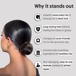 Buy Aravi Organic Hair Finishing Stick For Women & Men | Flyaway Baby Hair Fixer with Non-Greasy & Non-Sticky Neat & Clean Hairstyle Look For All Hair Types (15 Ml) - Purplle