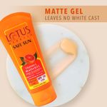 Buy Lotus Herbals Safe Sun Vitamin C Matte Gel Daily Sunscreen | SPF 50 | PA+++ | Paraben Free | Dermatologically Tested | Anti Pollution | Normal / Oily Skin | 100g - Purplle