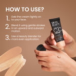 Buy Swiss Beauty All-In-One CC Cream Cover Correct & Conceal with SPF 30 06-Caramel Beige (25 gm) - Purplle